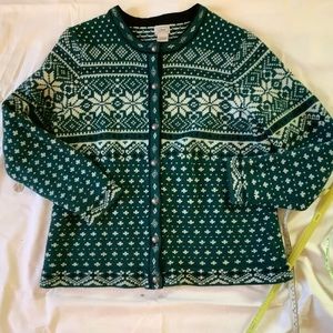 LL Bean Icelandic Nordic sweater XL